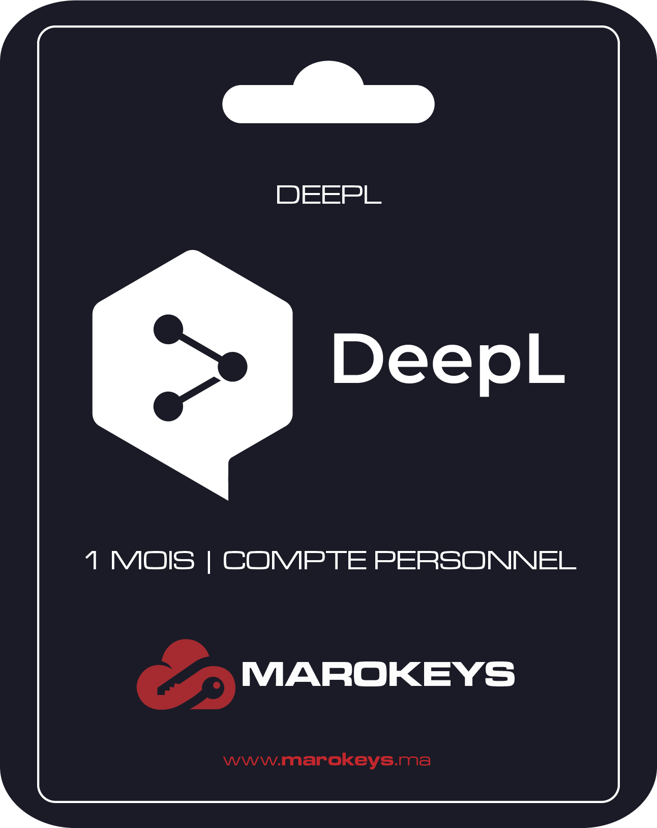 MAROKEYS - deepl - Le digital pour tous, au Maroc deepl card@300x