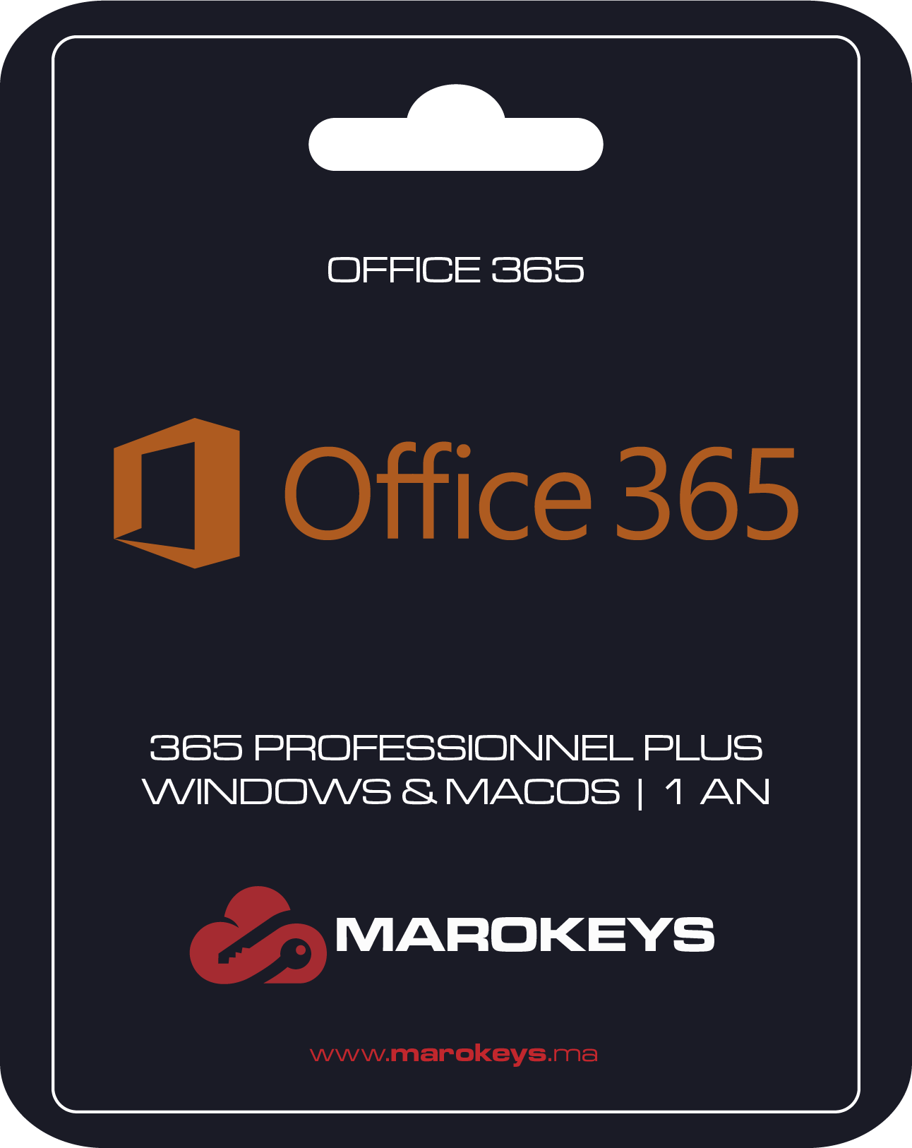 MAROKEYS - office 365 - Le digital pour tous, au Maroc Office 365 Pro Plus card@300x
