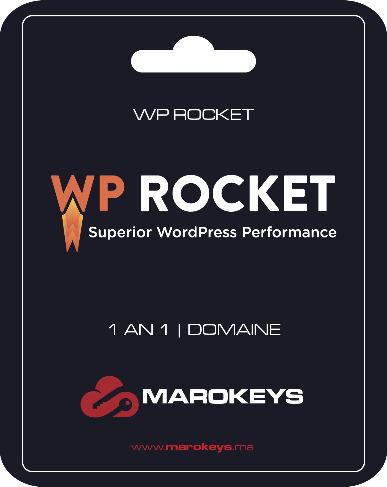 MAROKEYS - wprocket - Le digital pour tous, au Maroc wp rocket card@300x