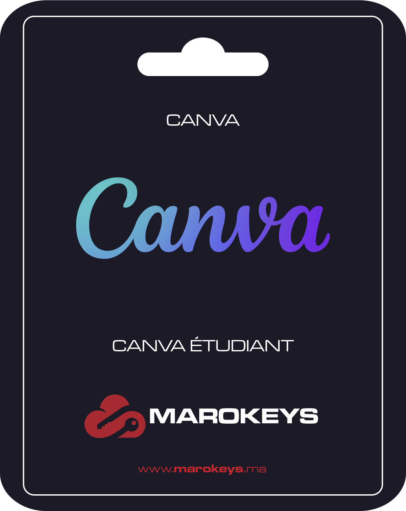 MAROKEYS - canva student - Le digital pour tous, au Maroc Canva Étudiant